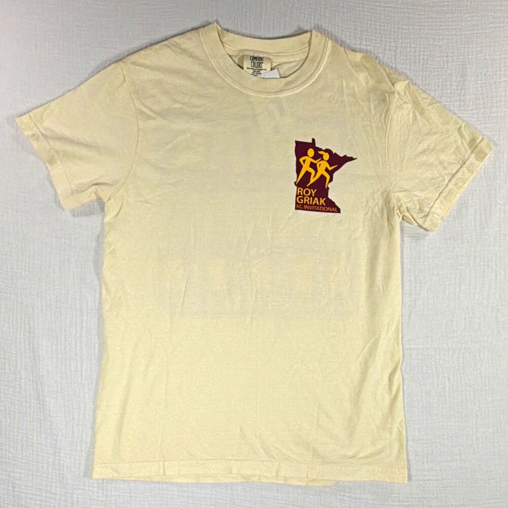 Comfort Colors Roy Griak XC Invitational Graphic Tee Beige men’s S